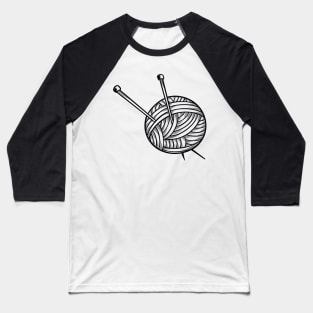 Wool yarn Baseball T-Shirt